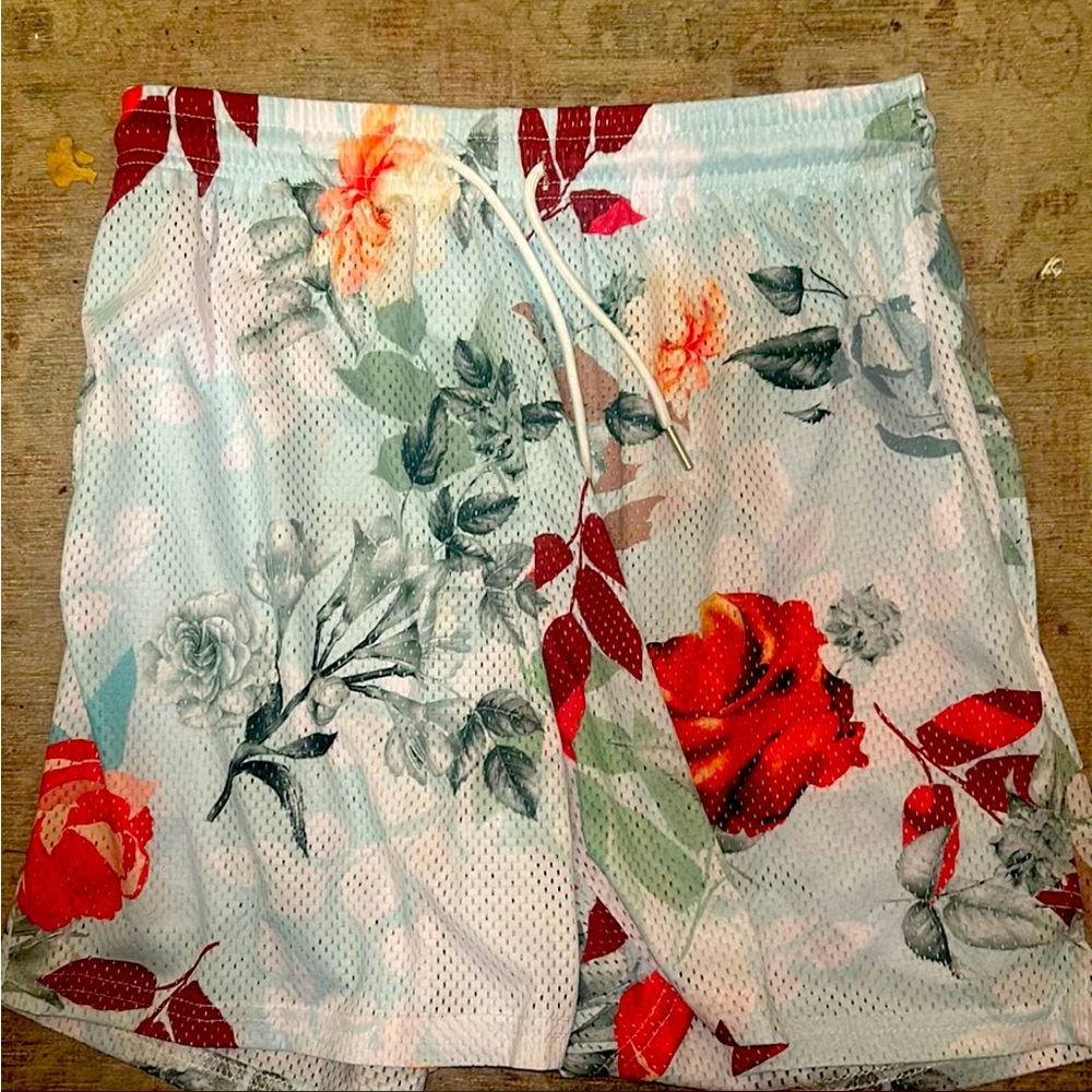 Size medium custom shorts
